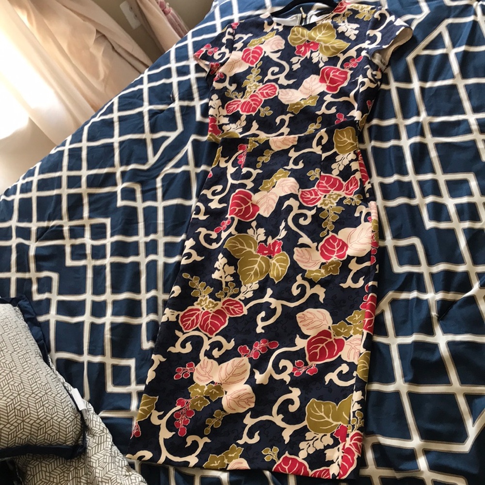 Zara Floral 2 Piece Pencil Skirt Set